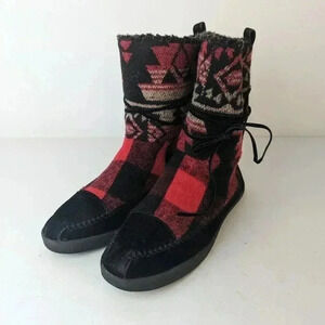 Madden Girl Jackmen  Plaid Boots - 7.5